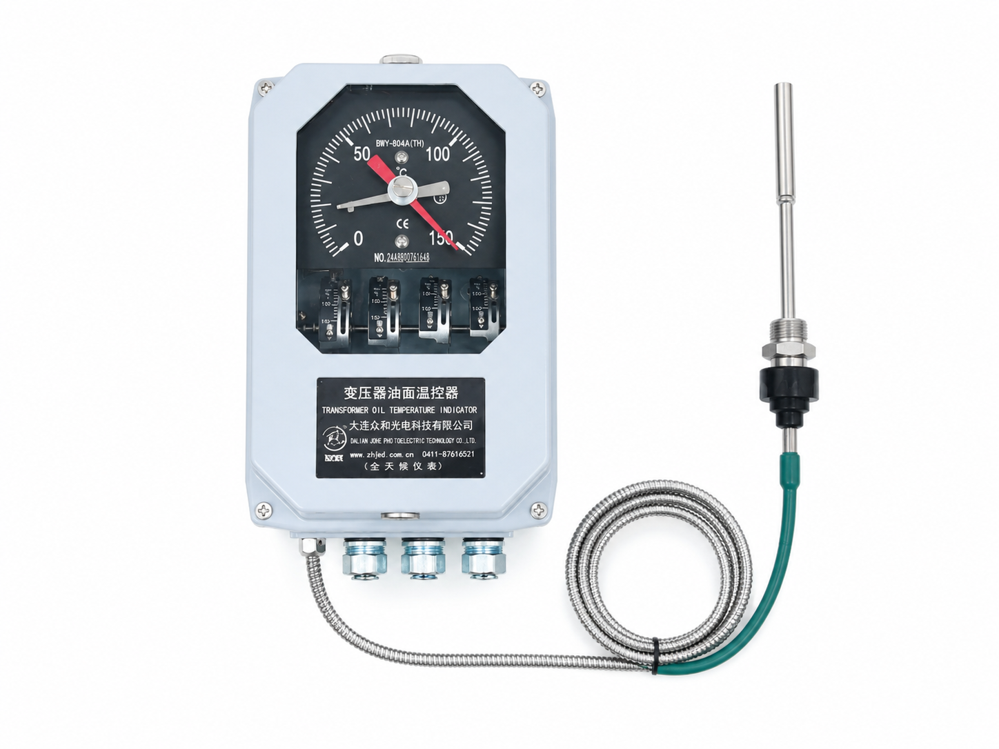 BWY-804 / BWY-806 Transformer Oil Temperature Controller with Pt100 and 4-20mA Output