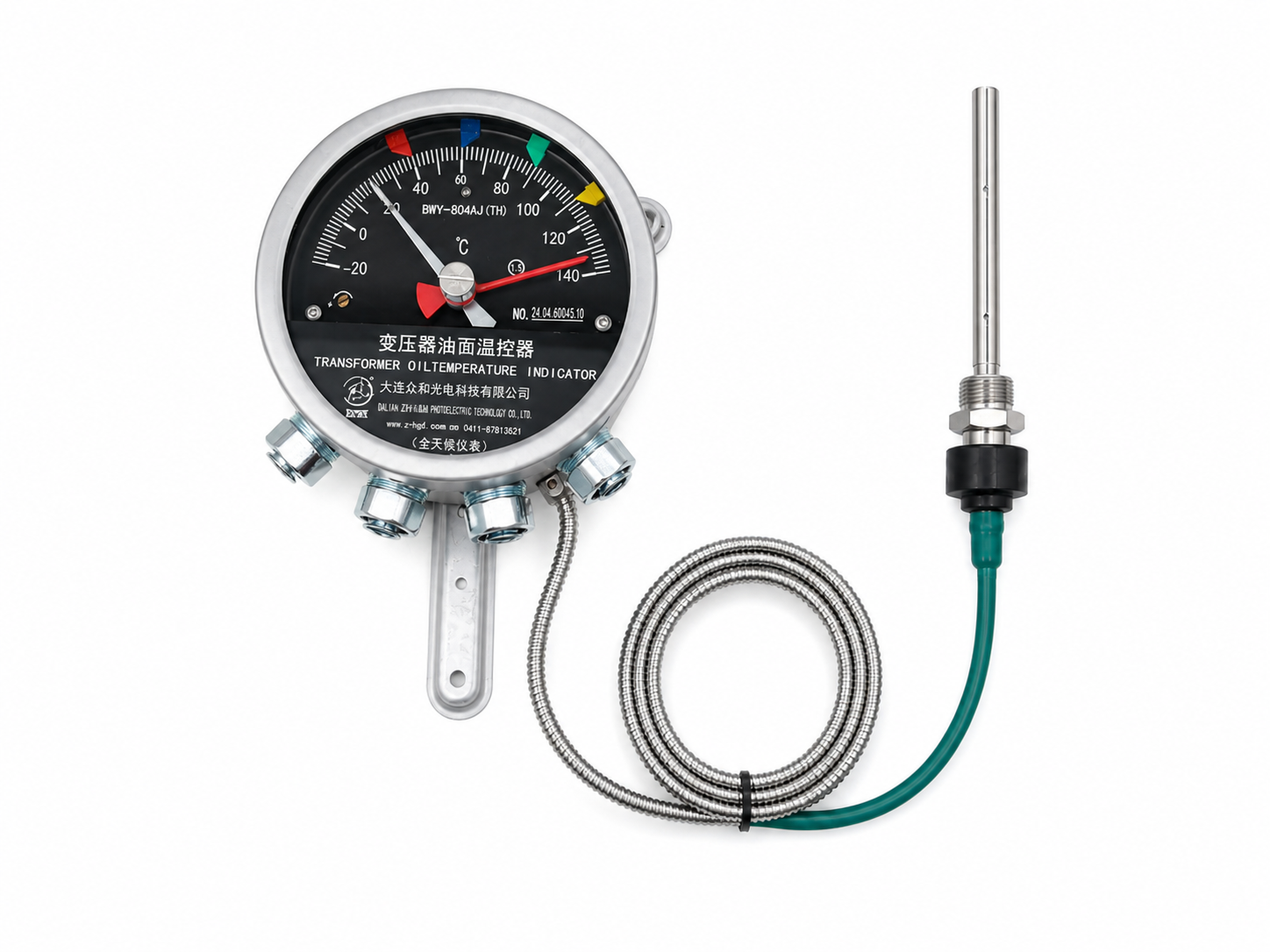 BWY2-804 / BWY2-806 Type II Transformer Oil Temperature Controller with Pt100 and 4-20mA Output
