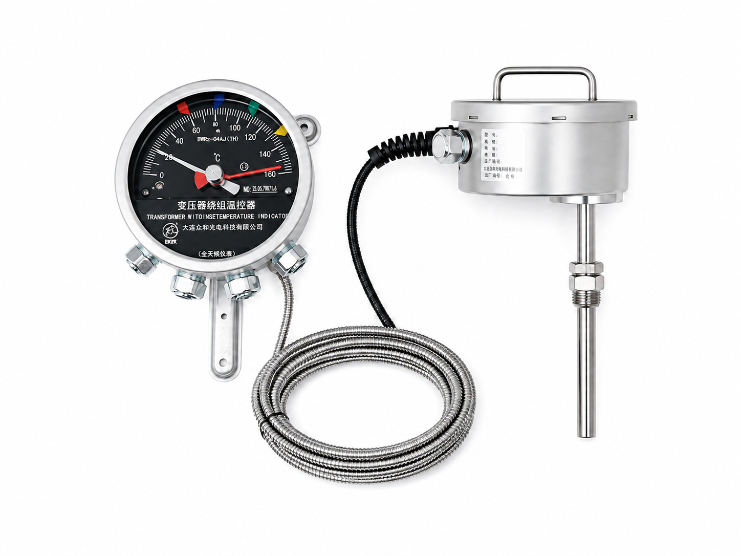 BWR2-04 / BWR2-06 Type II Transformer Winding Temperature Controller with Pt100 and 4-20mA Output